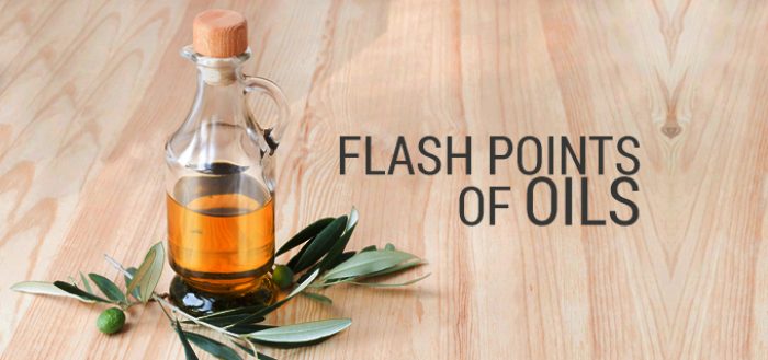 flashpoints of oils