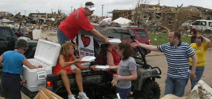 Operation BBQ Relief serves meals after tornado in Moore, OK