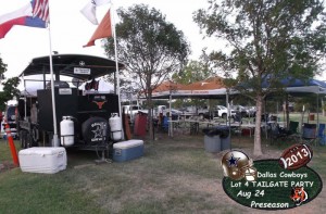 Tailgate set up